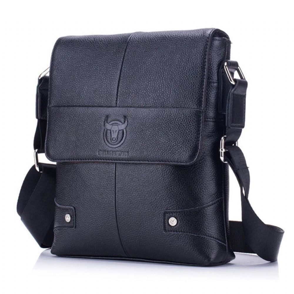 Aito Nahkainen Vintage Crossbody Laukku Salkut Miesten