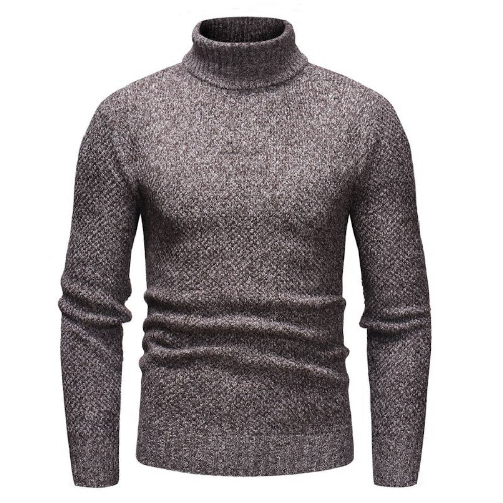 Neulepuserot Miesten Knitt Hedging Turtleneck Villapaita