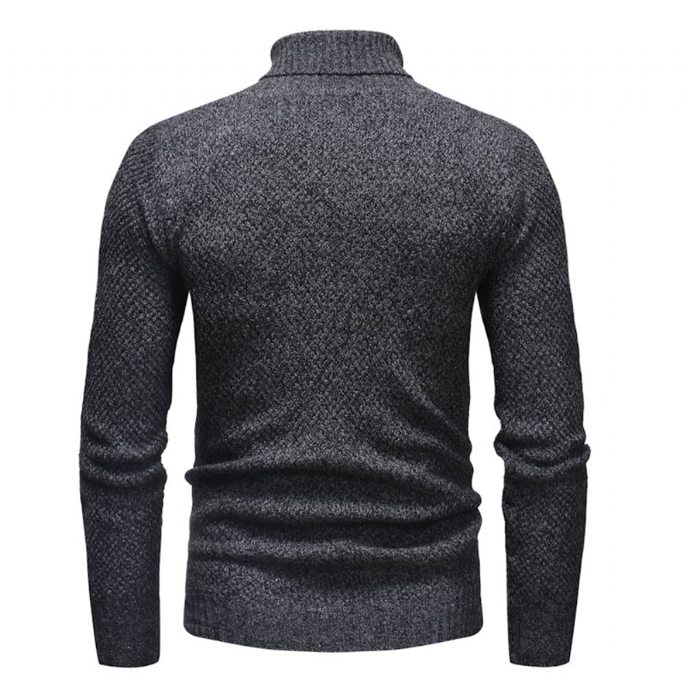 Neulepuserot Miesten Knitt Hedging Turtleneck Villapaita