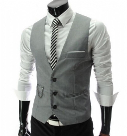 Miesten Blazerit Leisure Cotton Gentleman Vest