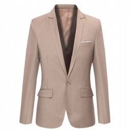 Miesten Blazerit Merkkipuku Business Blazer