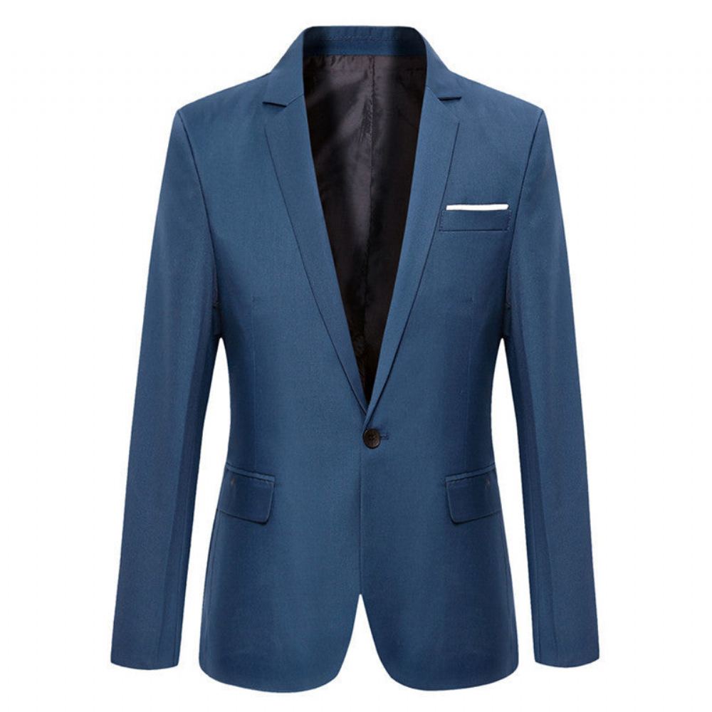 Miesten Blazerit Merkkipuku Business Blazer