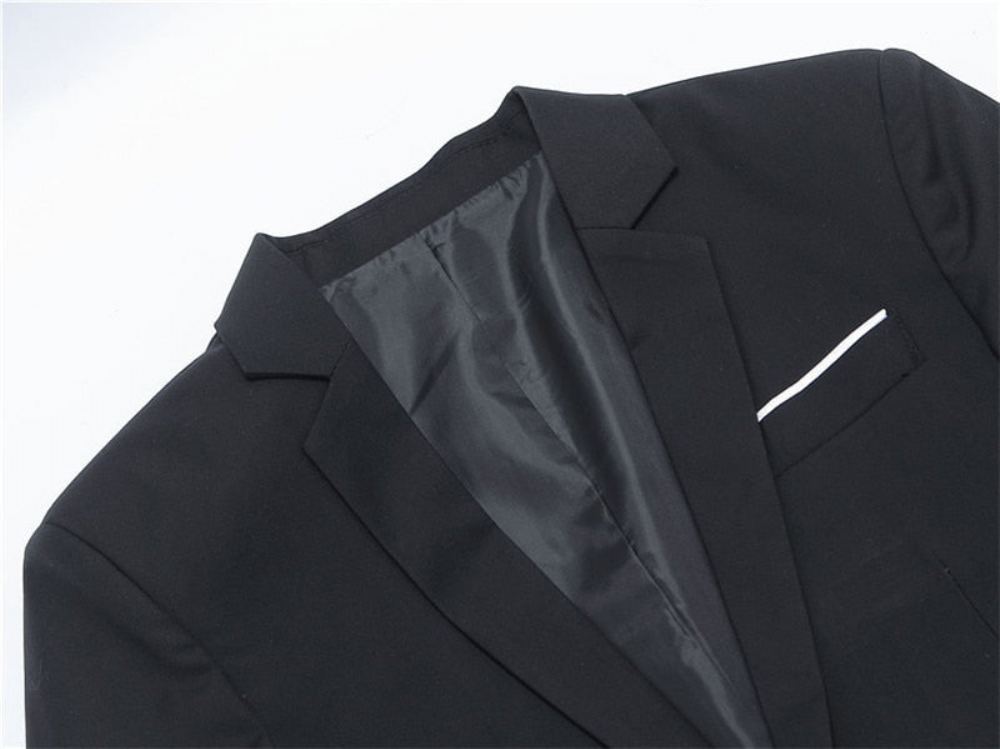 Miesten Blazerit Merkkipuku Business Blazer