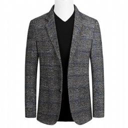 Miesten Blazerit Yksirivinen Business Casual Blazer