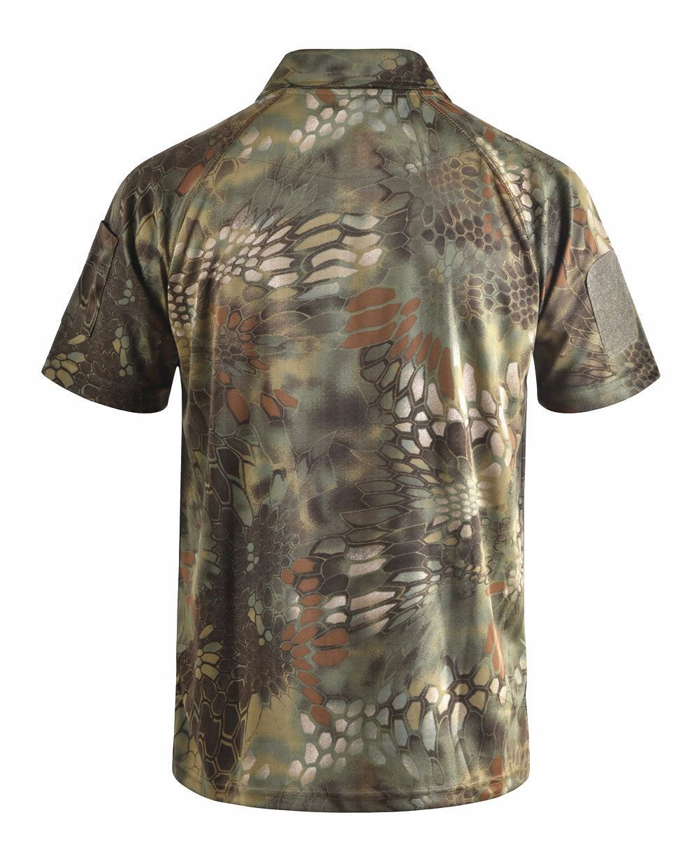 Miesten Poolopaidat Typhon Multicam Fast Dry Tactical Naamiointi Poolopaita