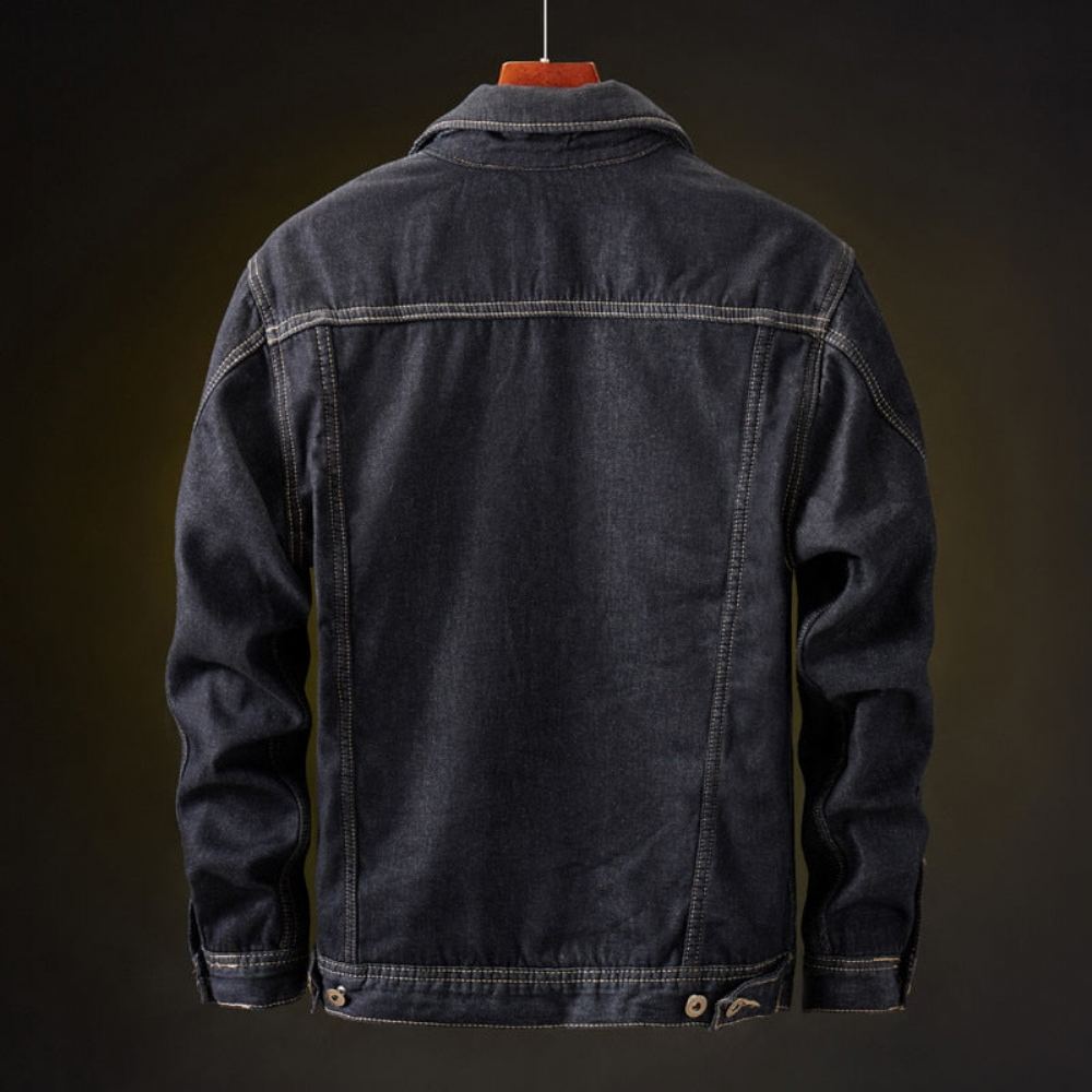 Farkkutakit Miesten Cowboy Fleece Denim Takki