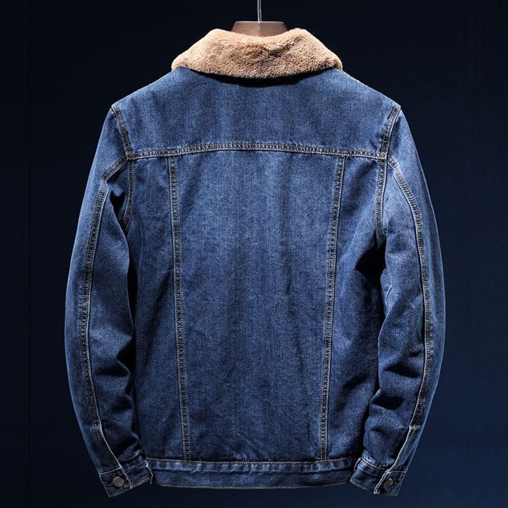 Miesten Farkkutakit American Cowboy Denim Takki