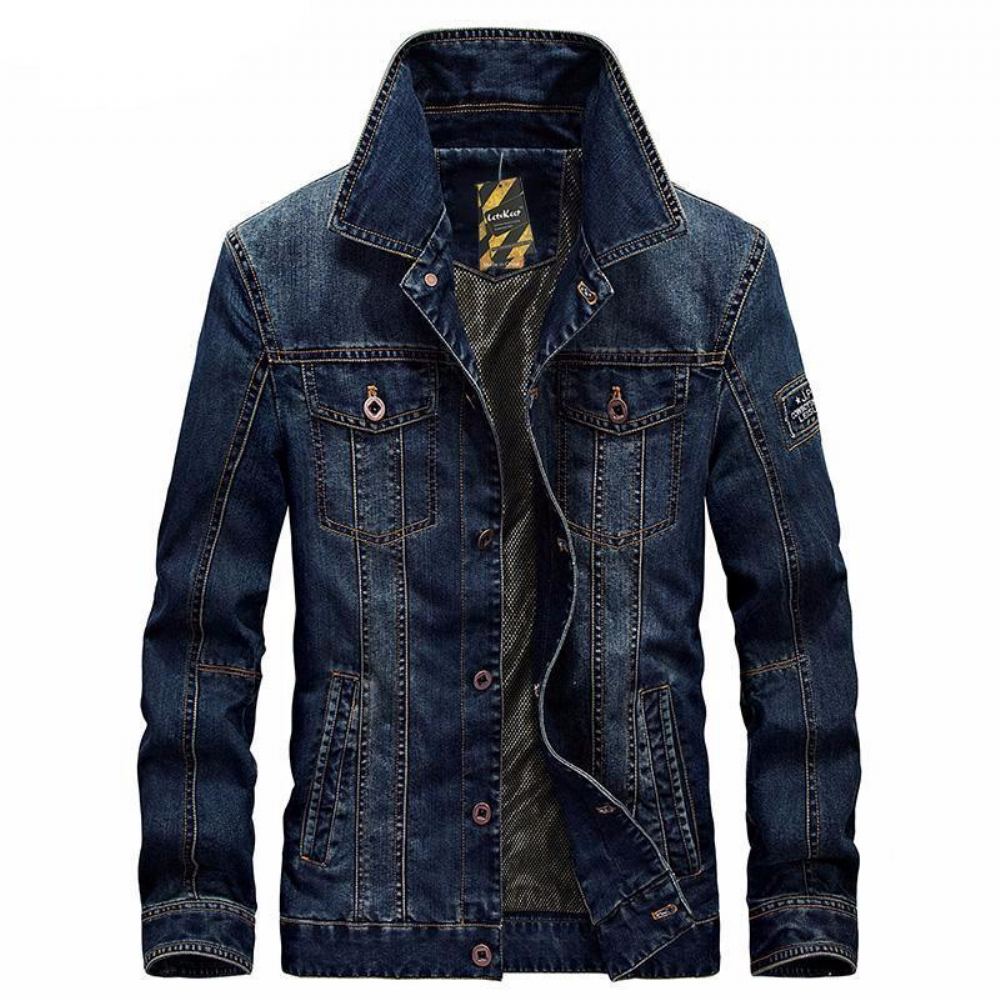 Miesten Farkkutakit American Legend Denim Takki