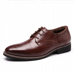 Miesten Juhlakengät Brogues Lace-up Bullock-kengät