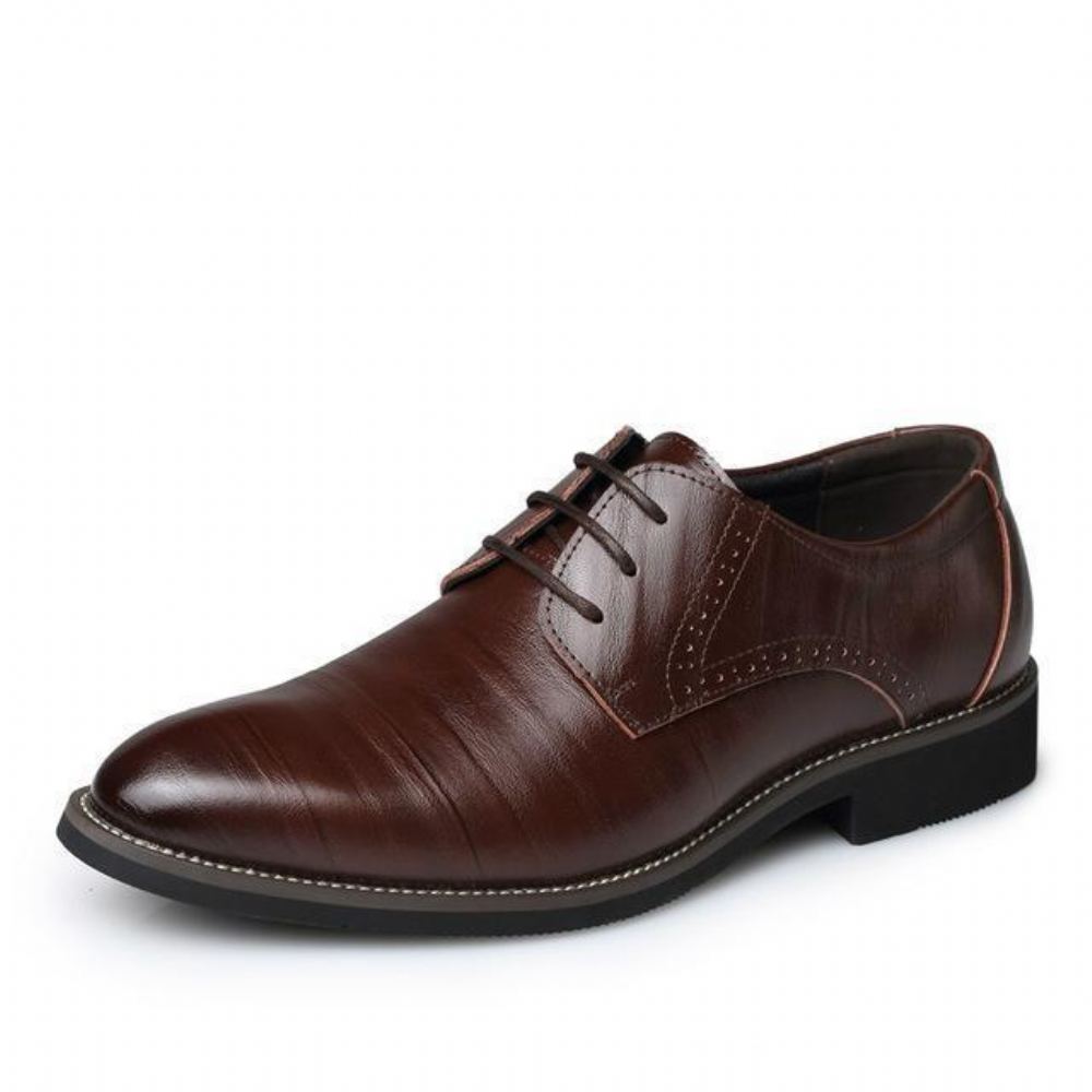 Miesten Juhlakengät Brogues Lace-up Bullock-kengät