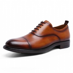 Miesten Juhlakengät Gentleman Retro Patent Leather Oxford