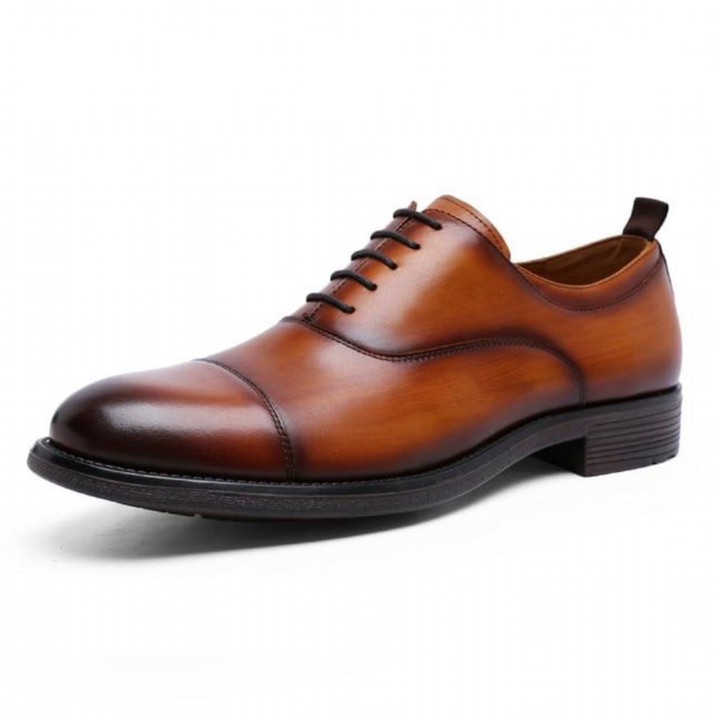 Miesten Juhlakengät Gentleman Retro Patent Leather Oxford