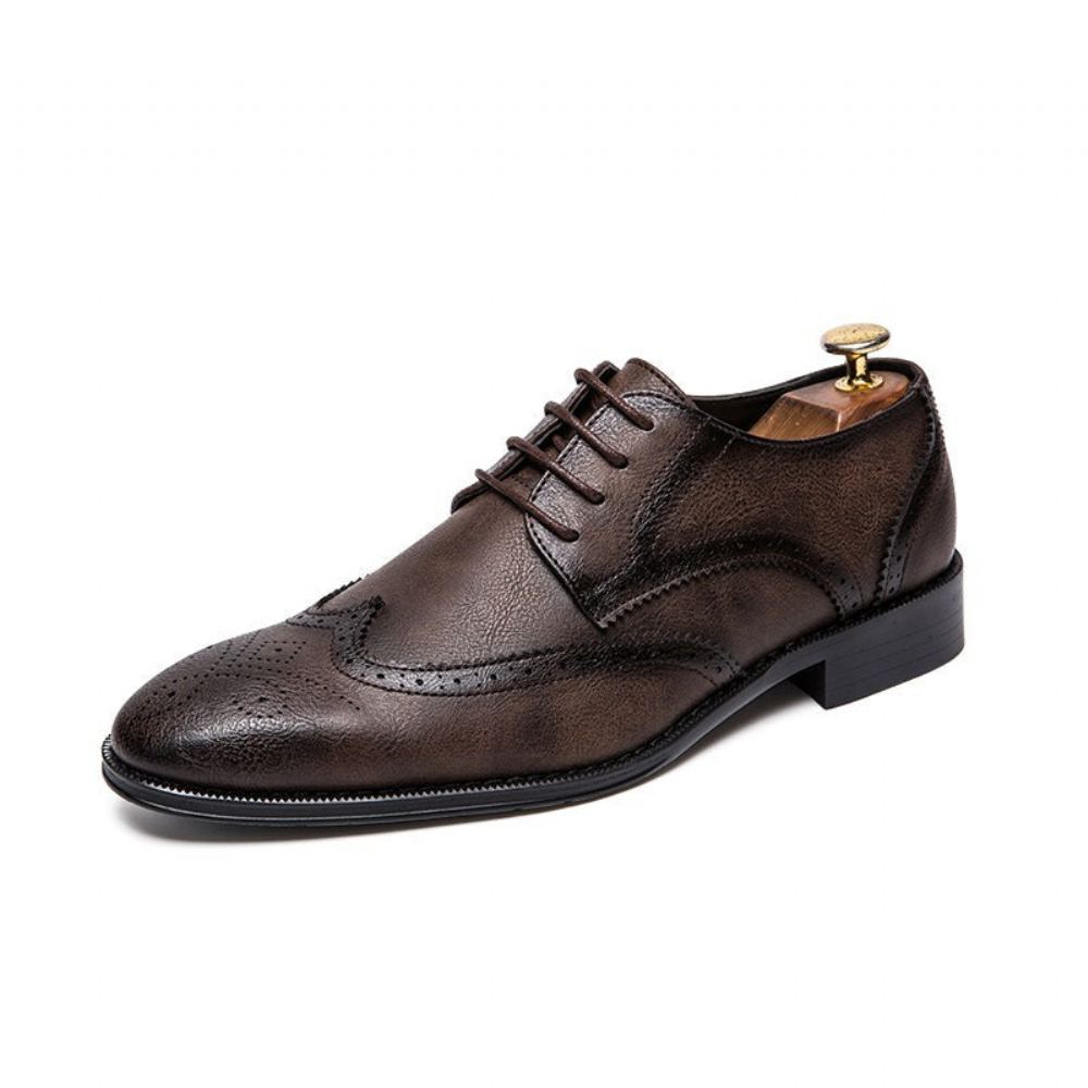 Miesten Retro Brogue Business Oxford Kengät