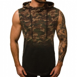 Miesten Paidat Stringer Sportswear Camo Tank Top