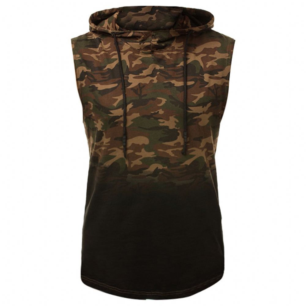 Miesten Paidat Stringer Sportswear Camo Tank Top