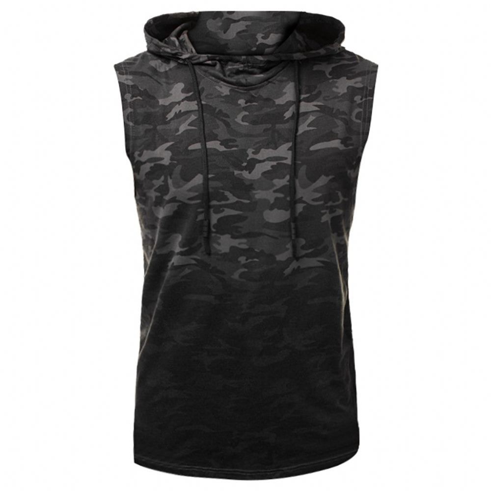 Miesten Paidat Stringer Sportswear Camo Tank Top