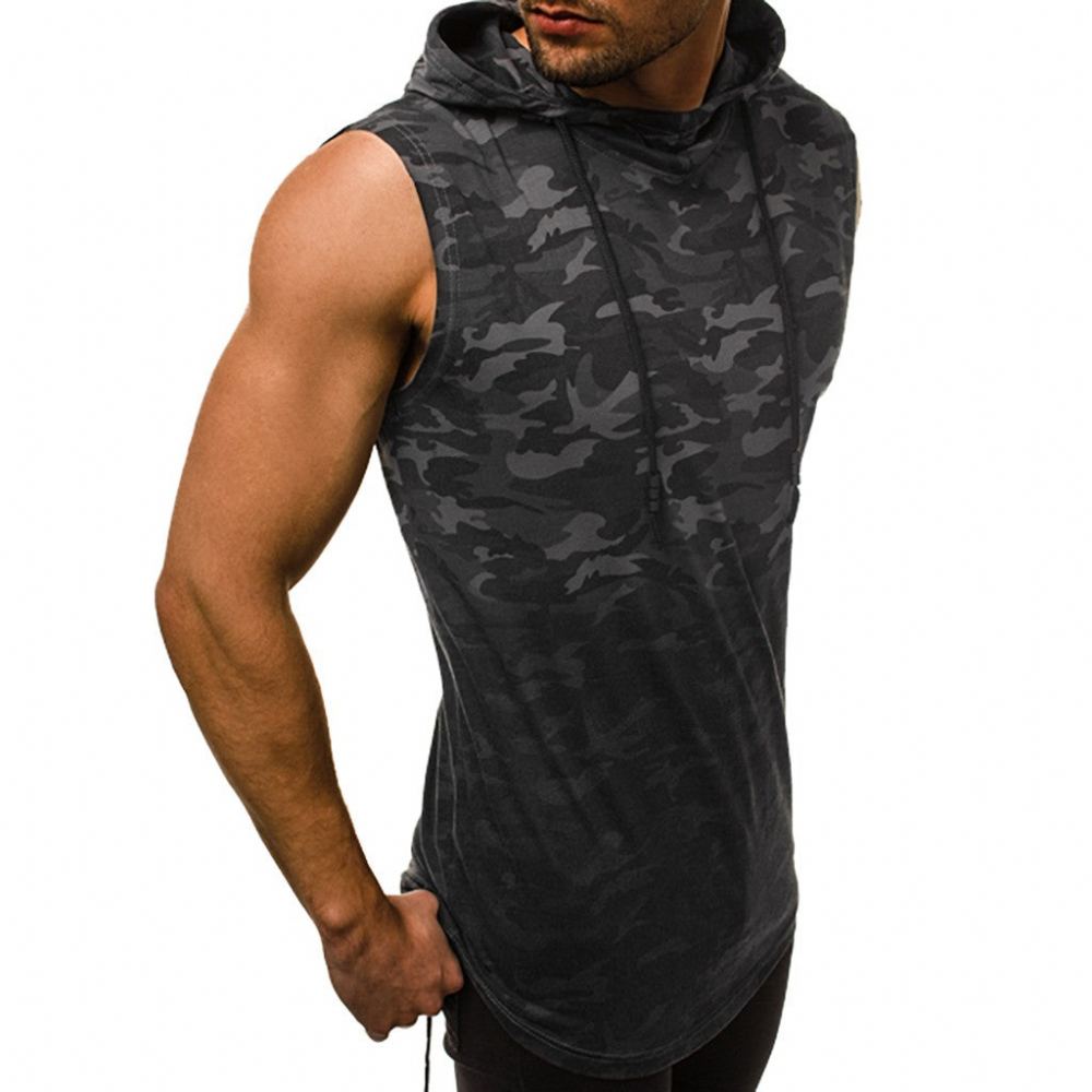 Miesten Paidat Stringer Sportswear Camo Tank Top