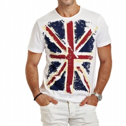 Paidat Miesten Hot England Style Slim Fit T-paidat