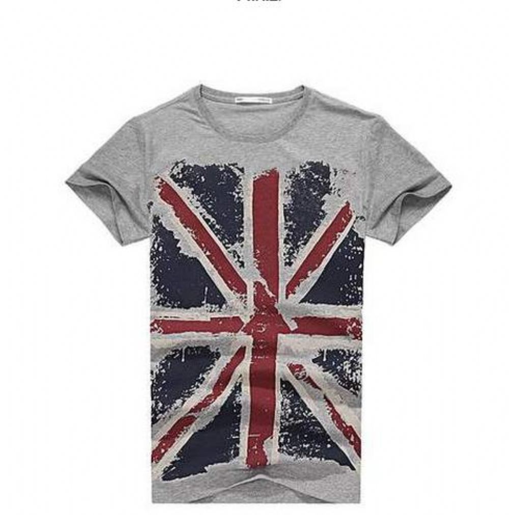 Paidat Miesten Hot England Style Slim Fit T-paidat