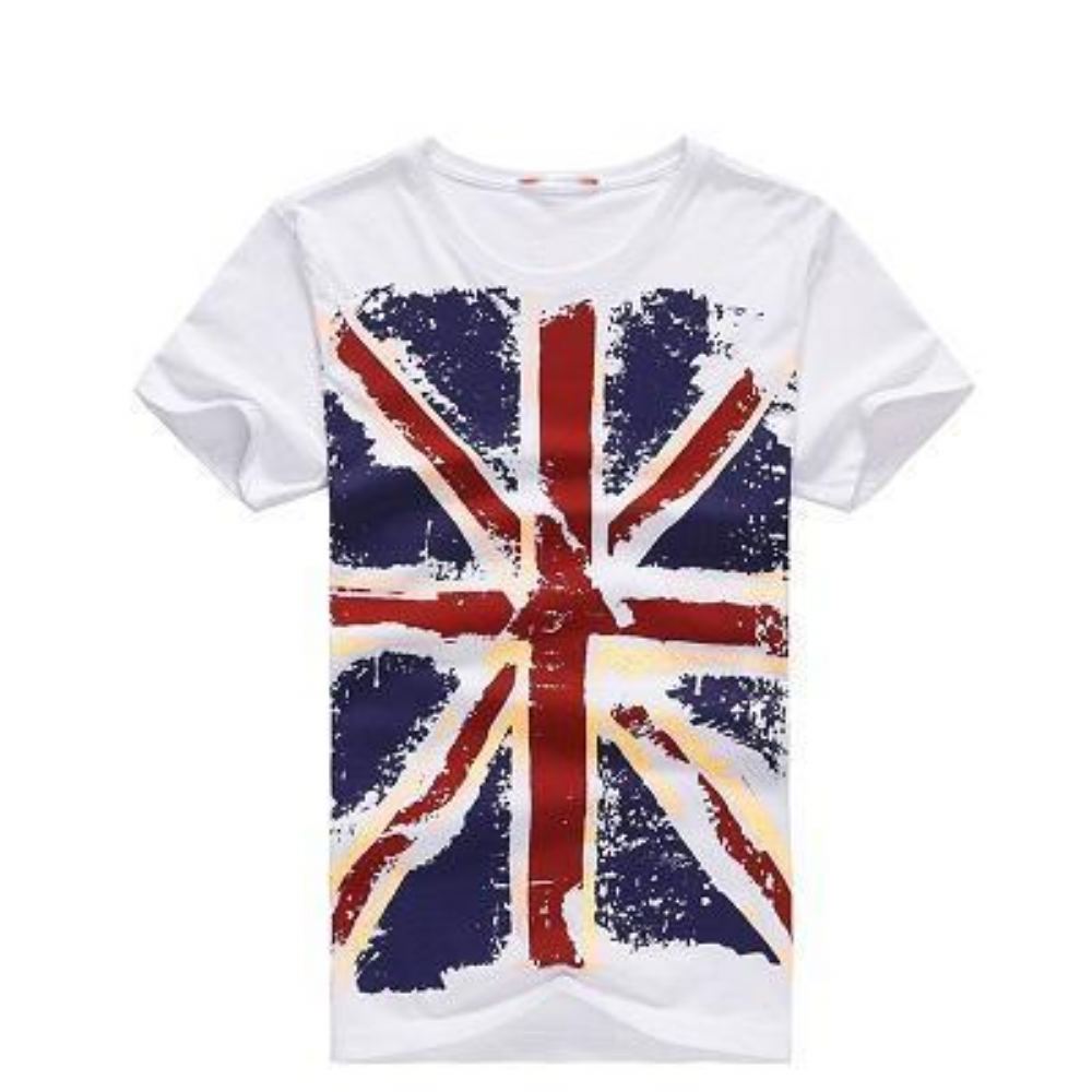 Paidat Miesten Hot England Style Slim Fit T-paidat