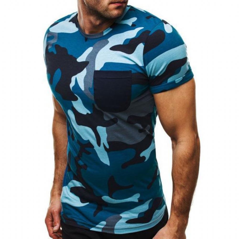 Paidat Miesten Summer Camouflage T-paita