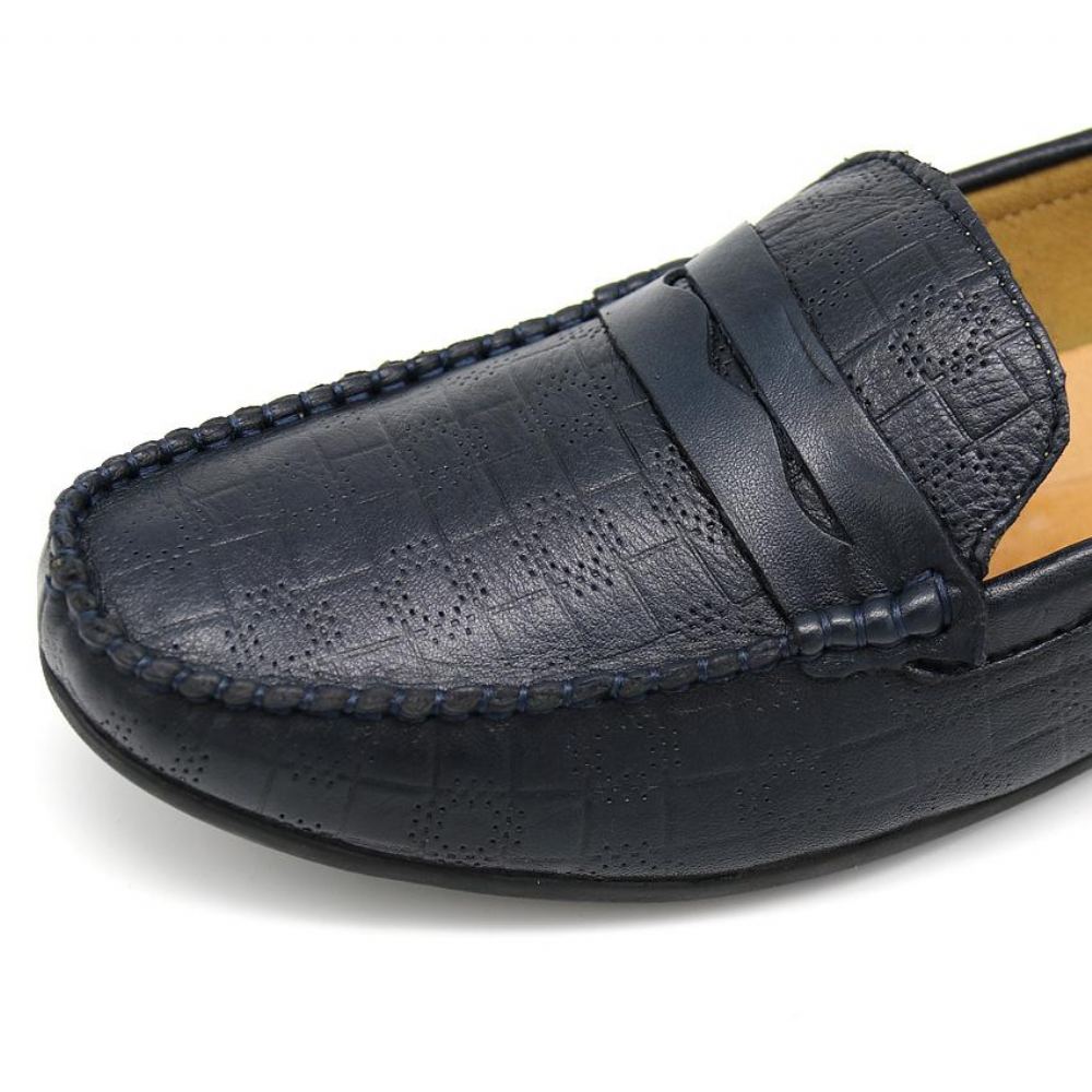 Miesten Loaferit Käsintehty Aito Nahka Four Seasons Design