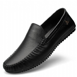 Miesten Loaferit Nahkajalkineet Slip On Luxury Moccasin