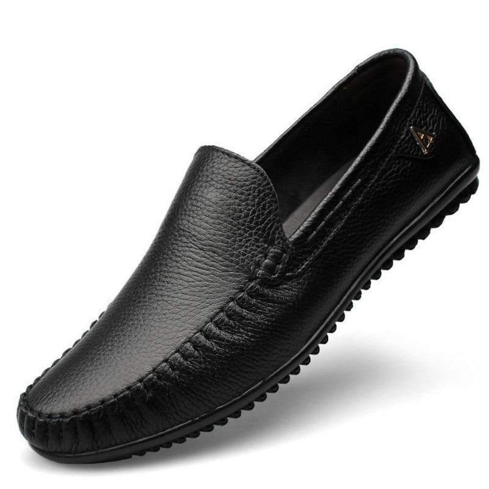 Miesten Loaferit Nahkajalkineet Slip On Luxury Moccasin