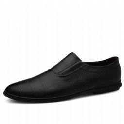 Miesten Nahkaiset Slip Loaferit