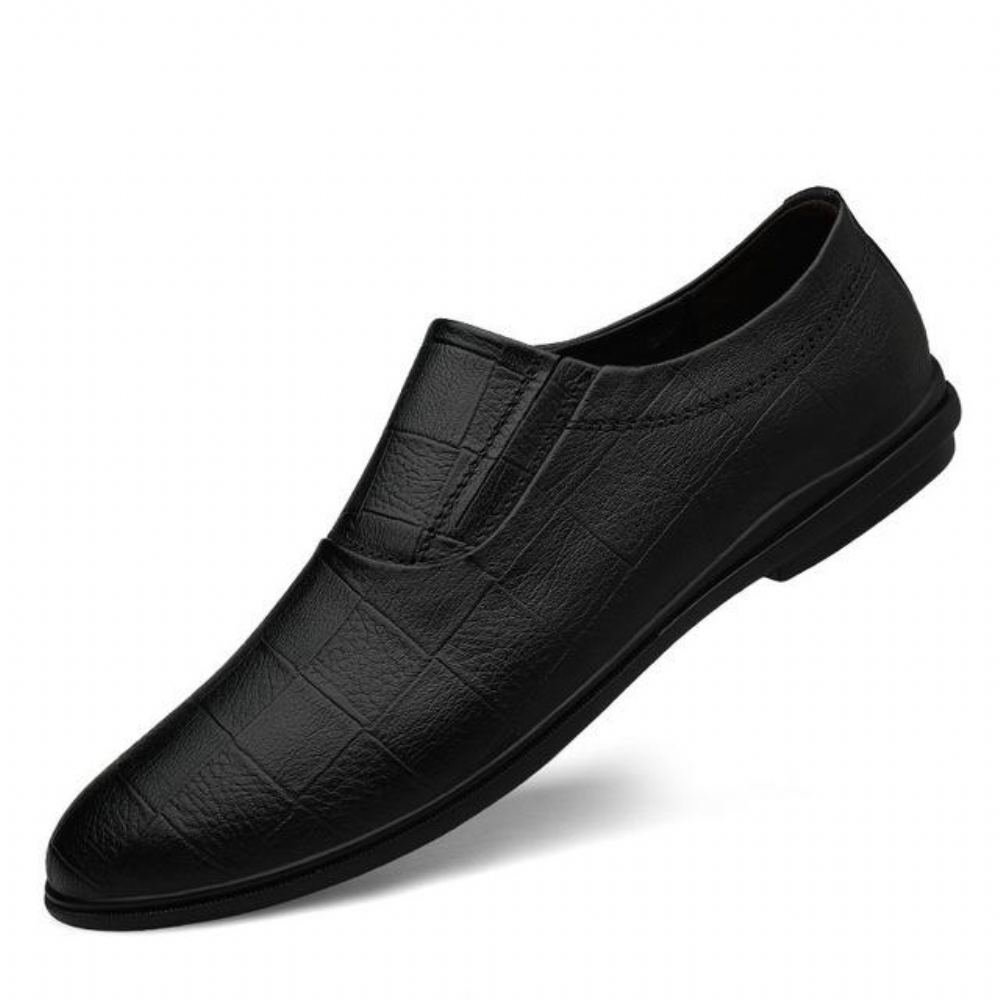 Miesten Nahkaiset Slip Loaferit