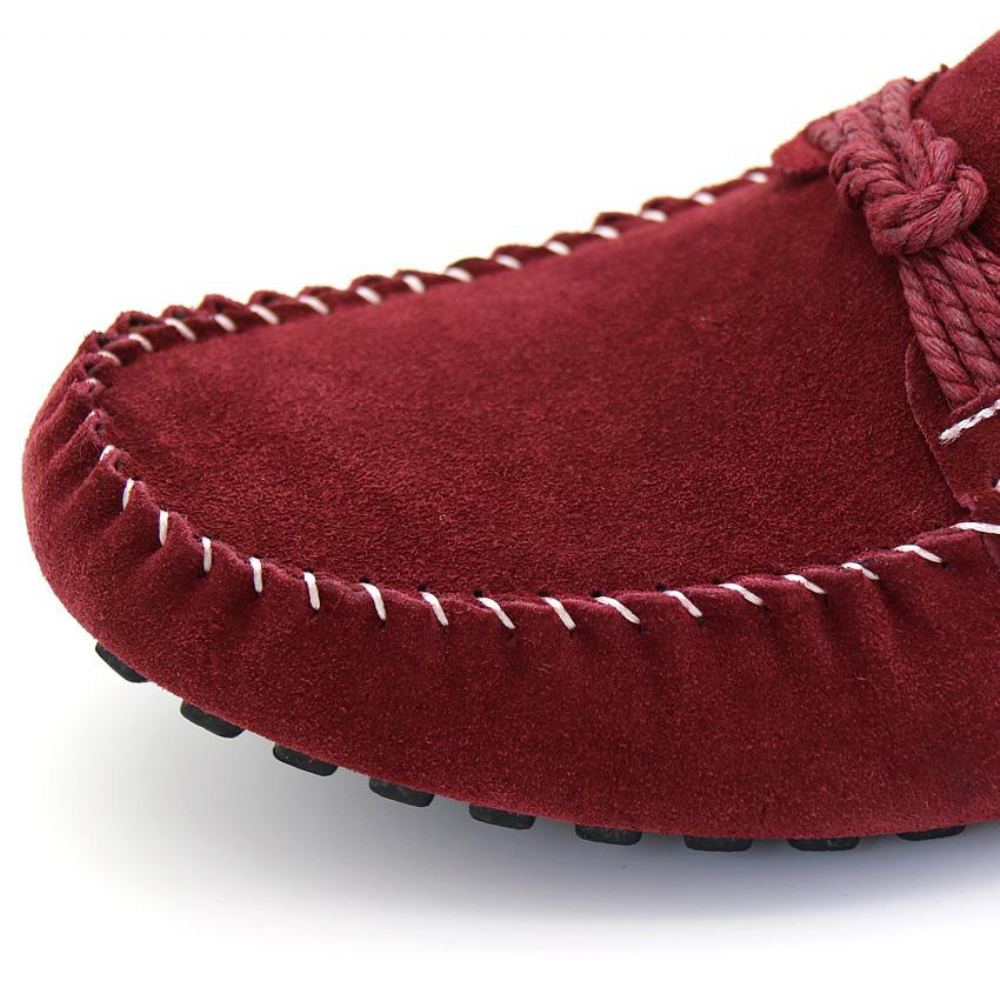 Minimalistiset Soft Knot Loafer Tasaiset Kengät Loaferit Miesten