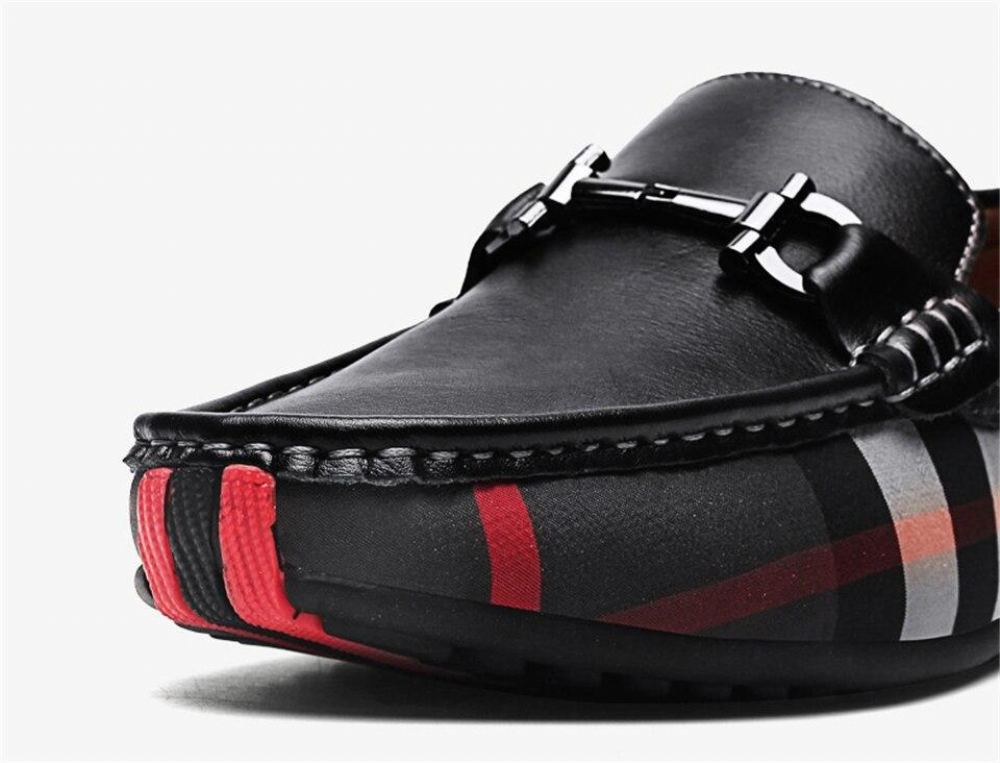 Plaid Design Nahkaiset Mokasiinit Loaferit Miesten