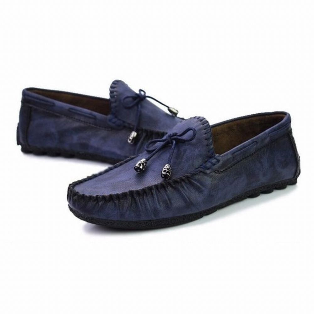 Premium Flat Leather Loafer Mocassin Loaferit Miesten