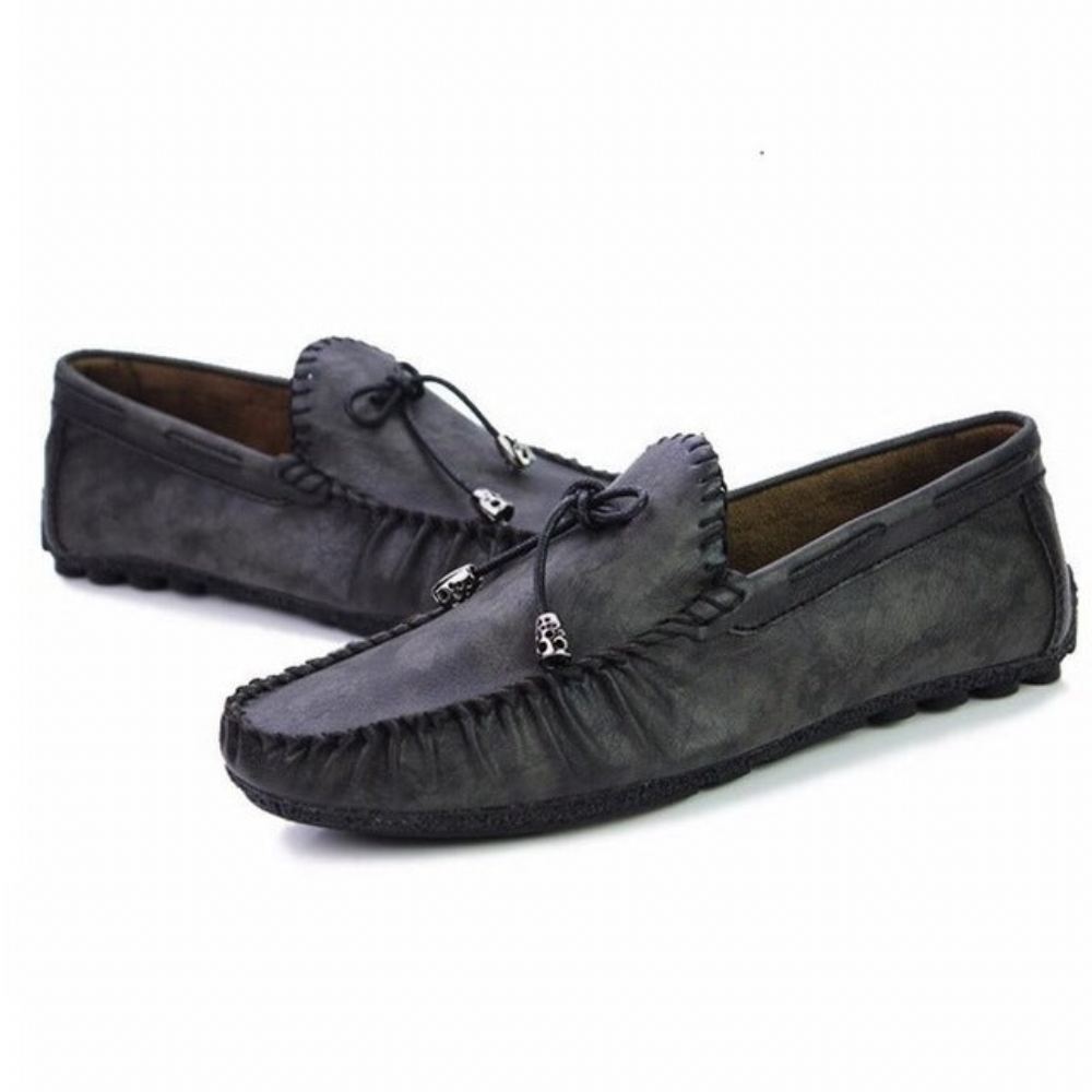 Premium Flat Leather Loafer Mocassin Loaferit Miesten