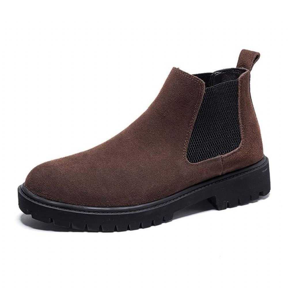 Miesten Bootsit Chelsea Boots Mokkanahkaa