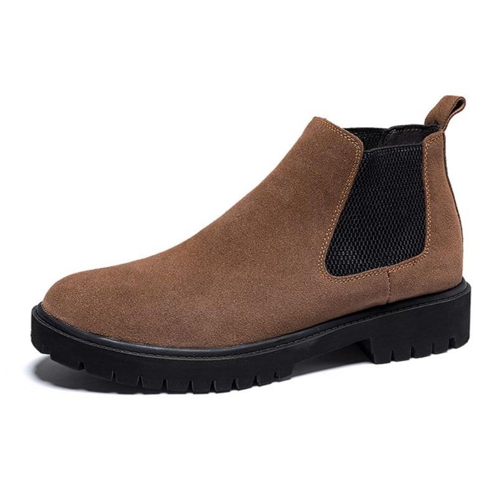 Miesten Bootsit Chelsea Boots Mokkanahkaa