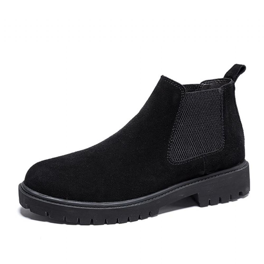 Miesten Bootsit Chelsea Boots Mokkanahkaa