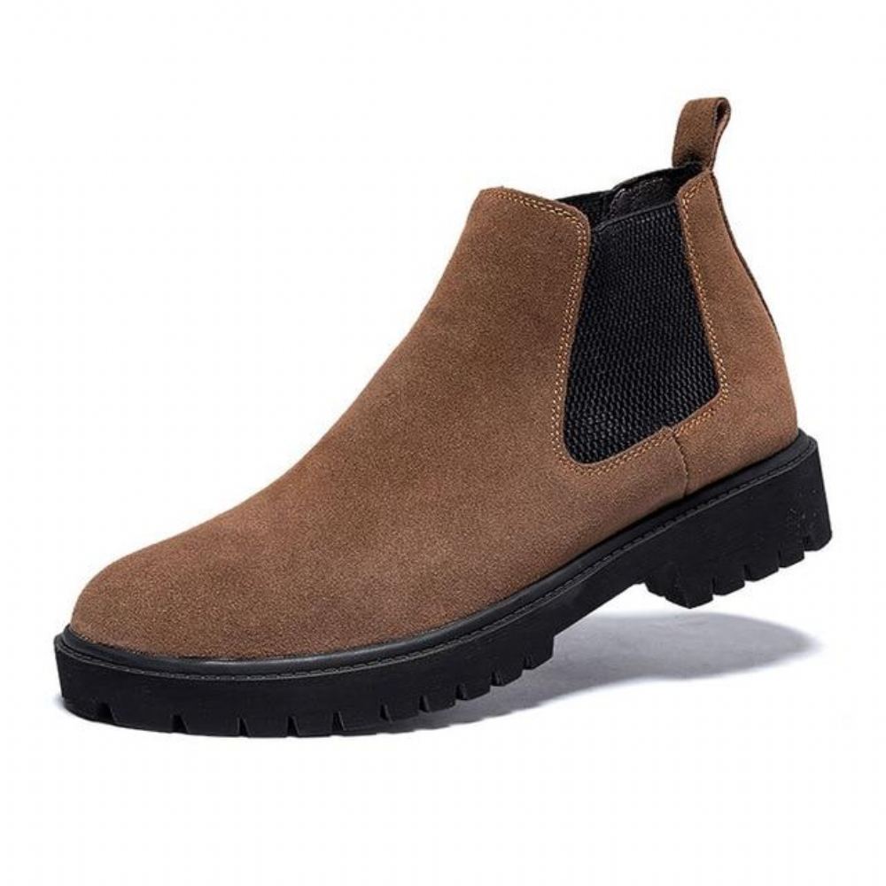 Miesten Bootsit Chelsea Boots Mokkanahkaa