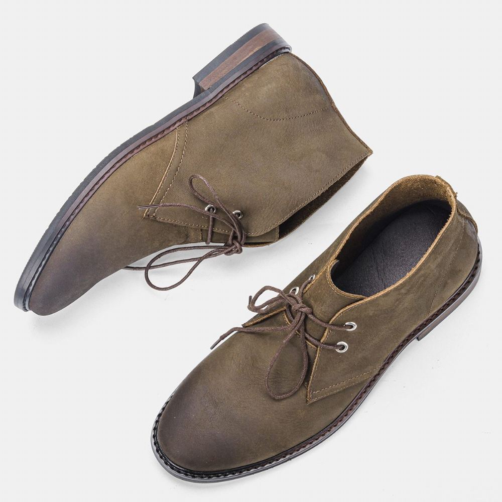 Miesten Bootsit Mukavat Wootten Brand Desert Kengät