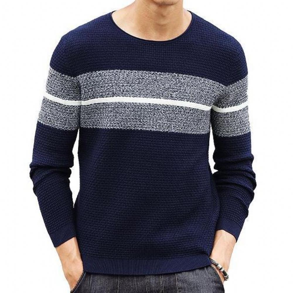 Miesten Villapaidat James Striped Pullover