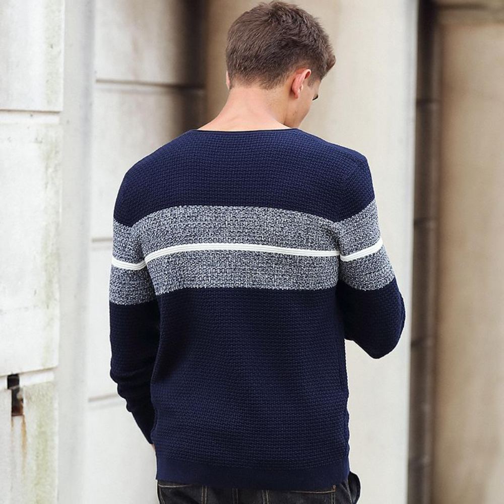 Miesten Villapaidat James Striped Pullover