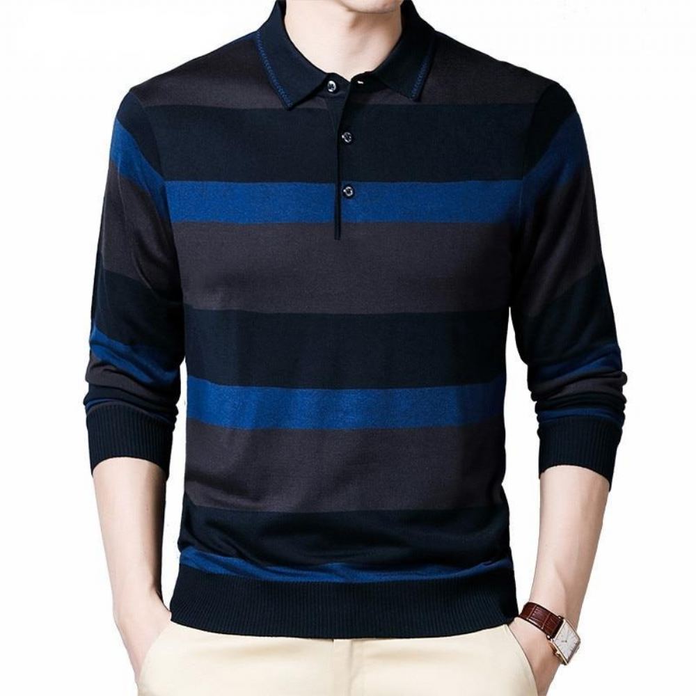 Polo Striped Knitwear Pusero Villapaidat Miesten