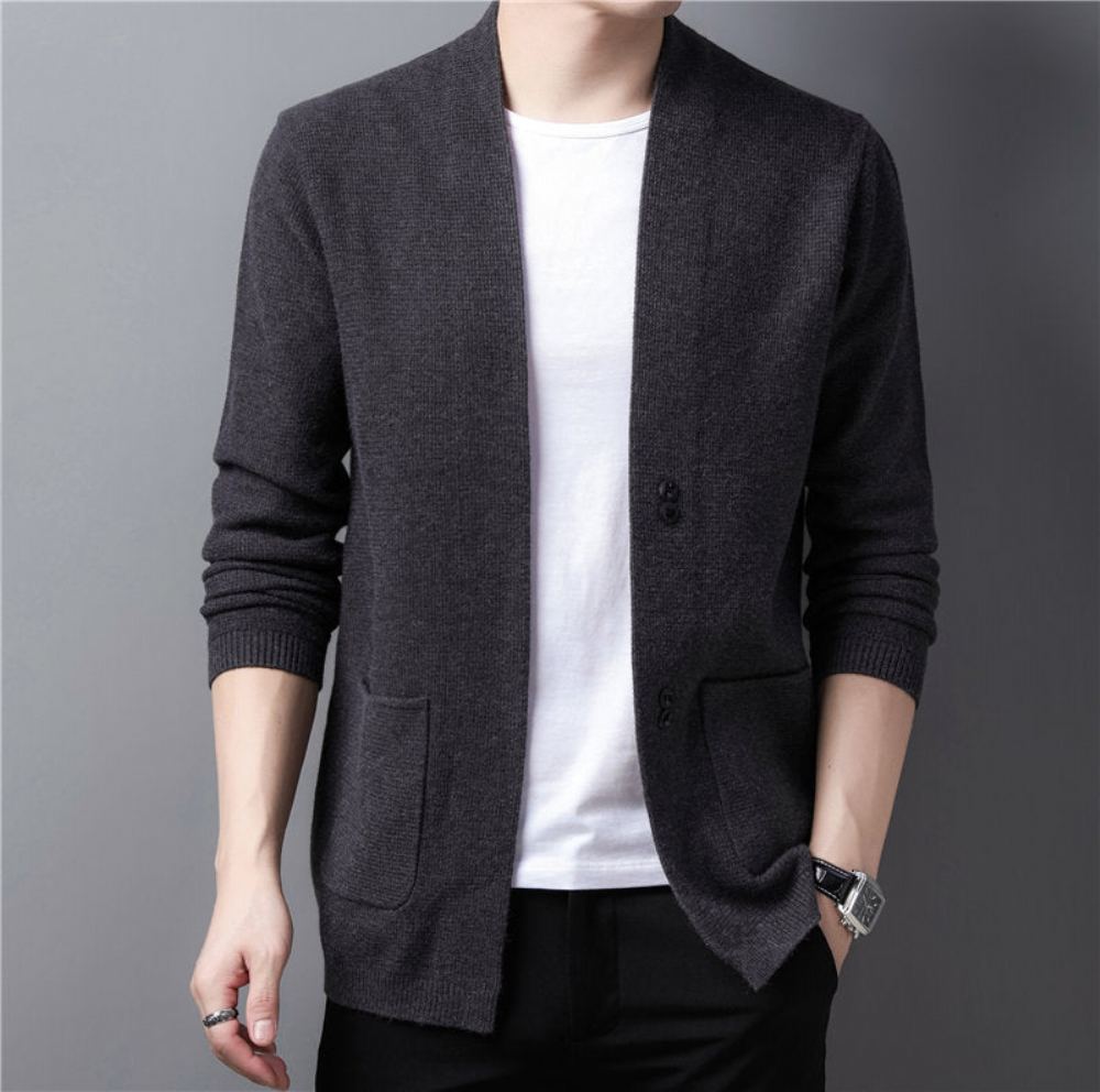 Streetwear Fashion Cardigan Villapaidat Miesten