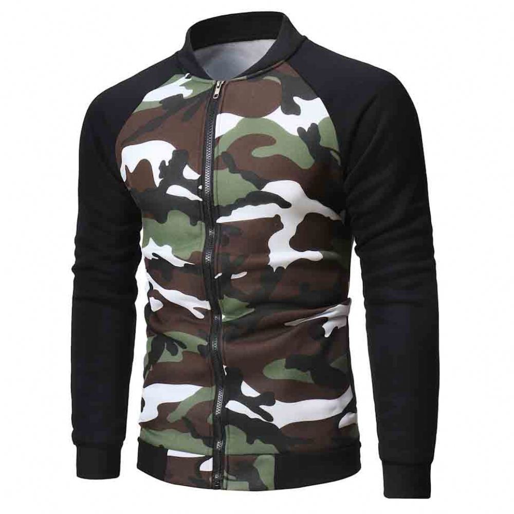 Hupparit Miesten Autumn Style Camo Collegepaita