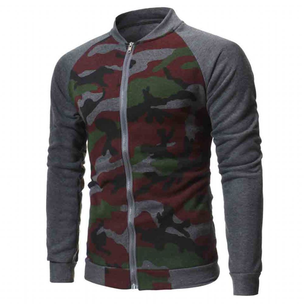 Hupparit Miesten Autumn Style Camo Collegepaita