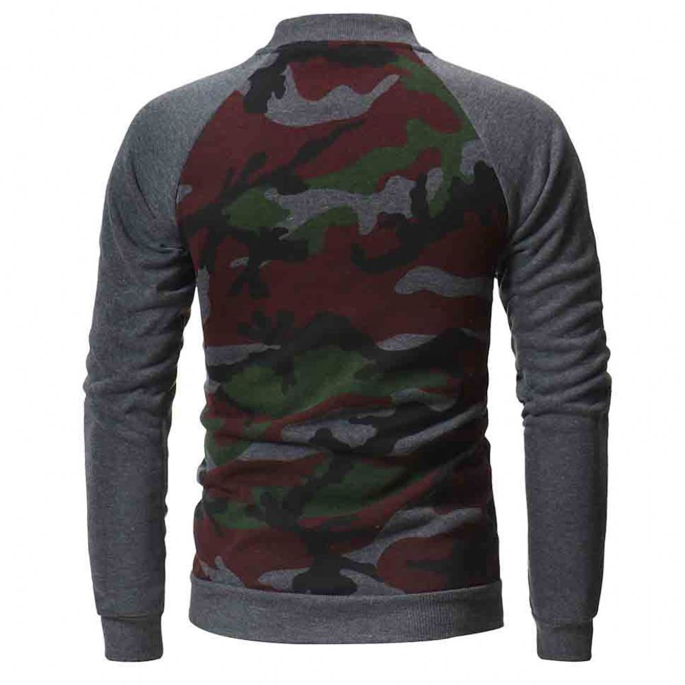 Hupparit Miesten Autumn Style Camo Collegepaita