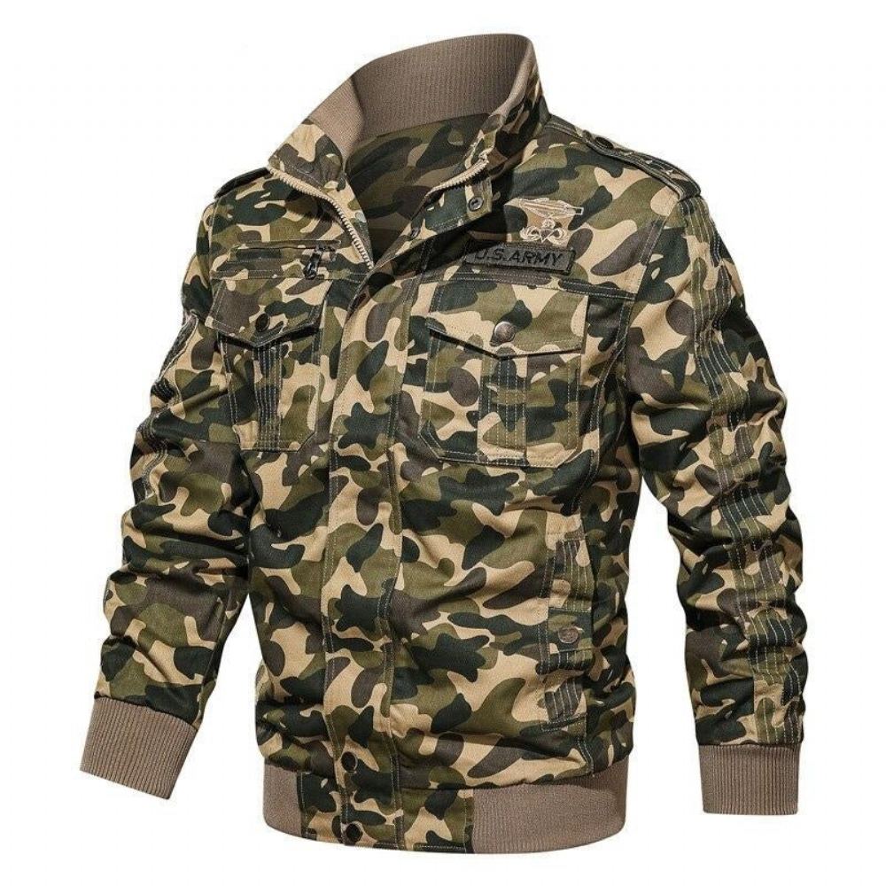 Miesten Takit Bomber Army Camo Tactical Takki