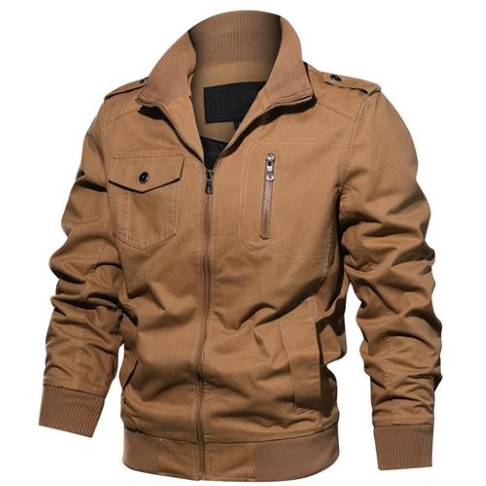 Miesten Takit Cotton Pilot Windbreakers Takki