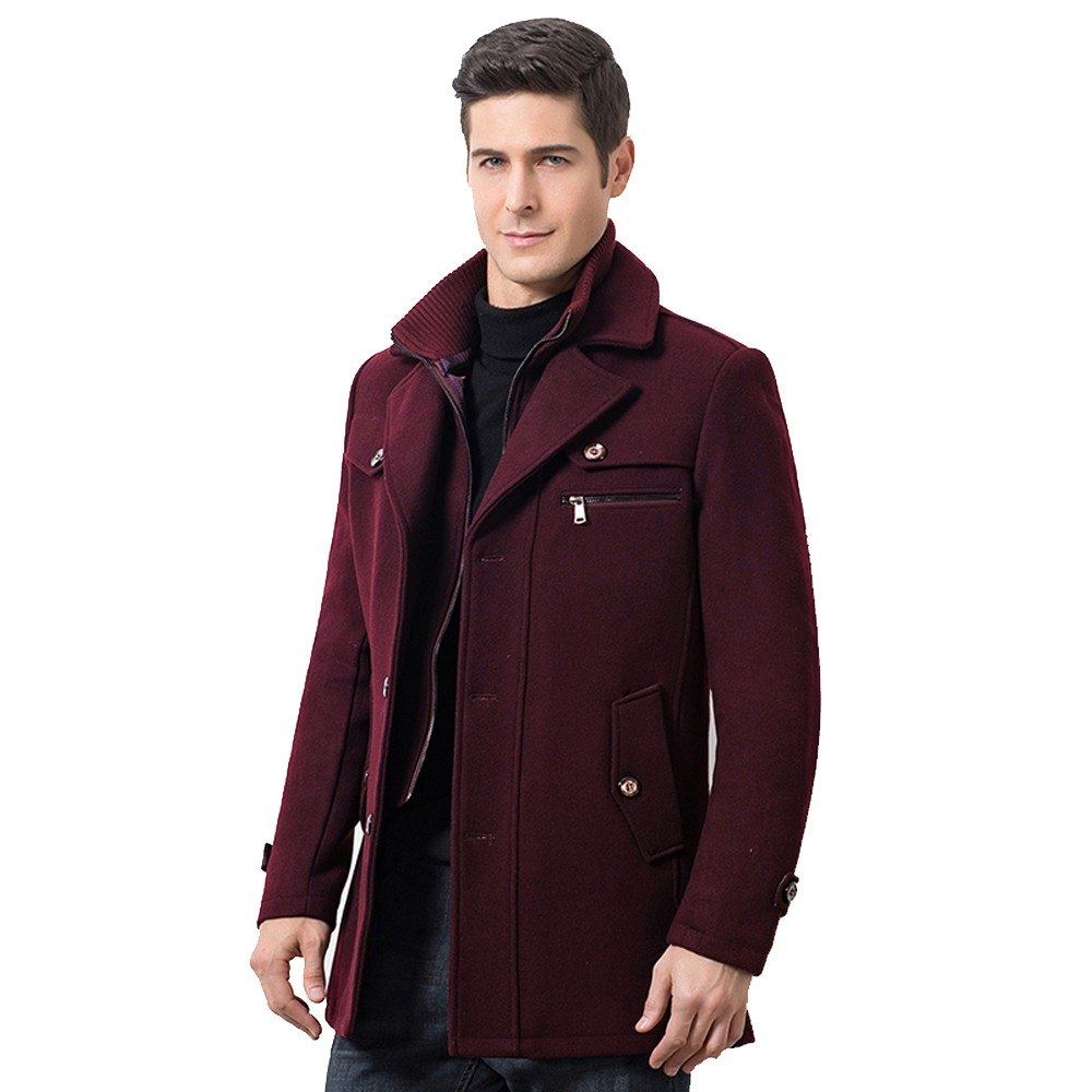 Miesten Takit Design Winter Villainen Business Coat