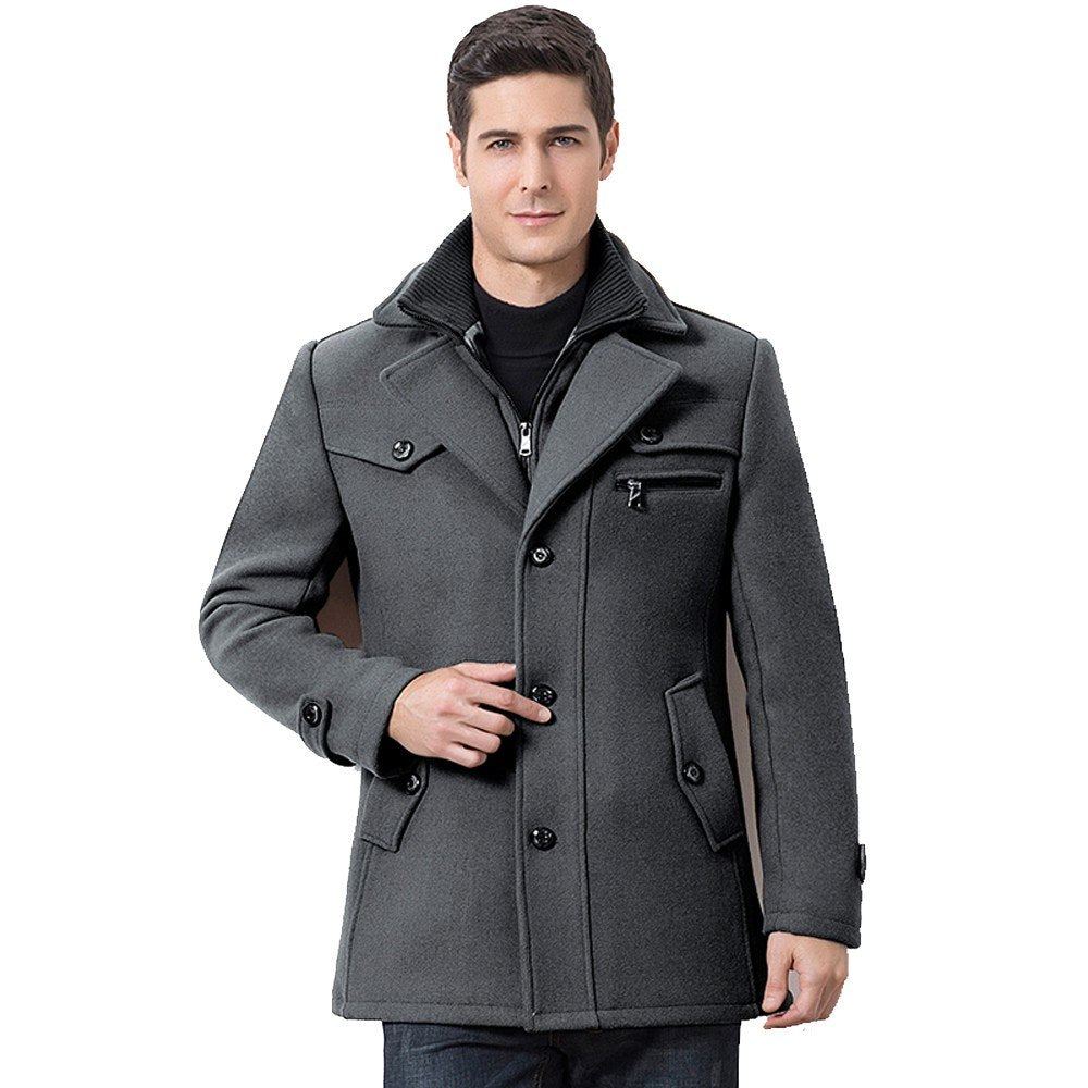 Miesten Takit Design Winter Villainen Business Coat